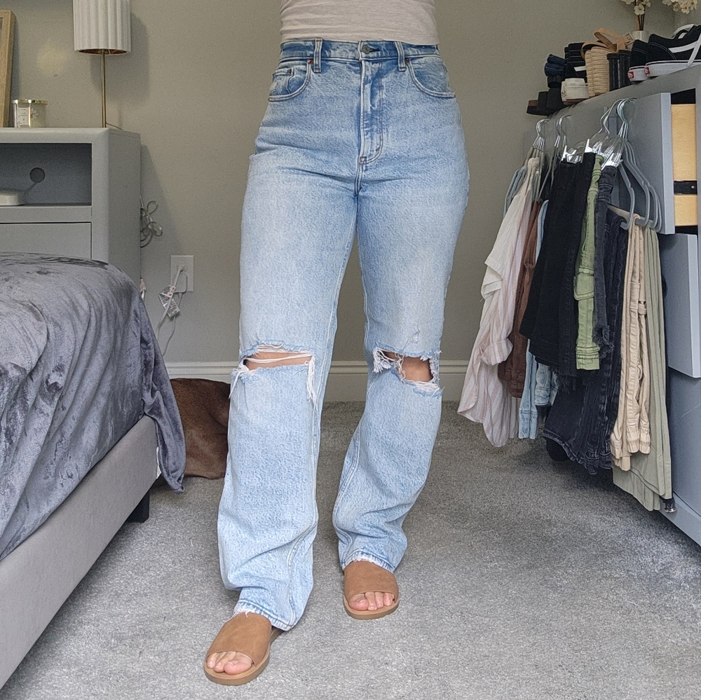 Abercrombie & Fitch 90s straight ultra high rise jeans